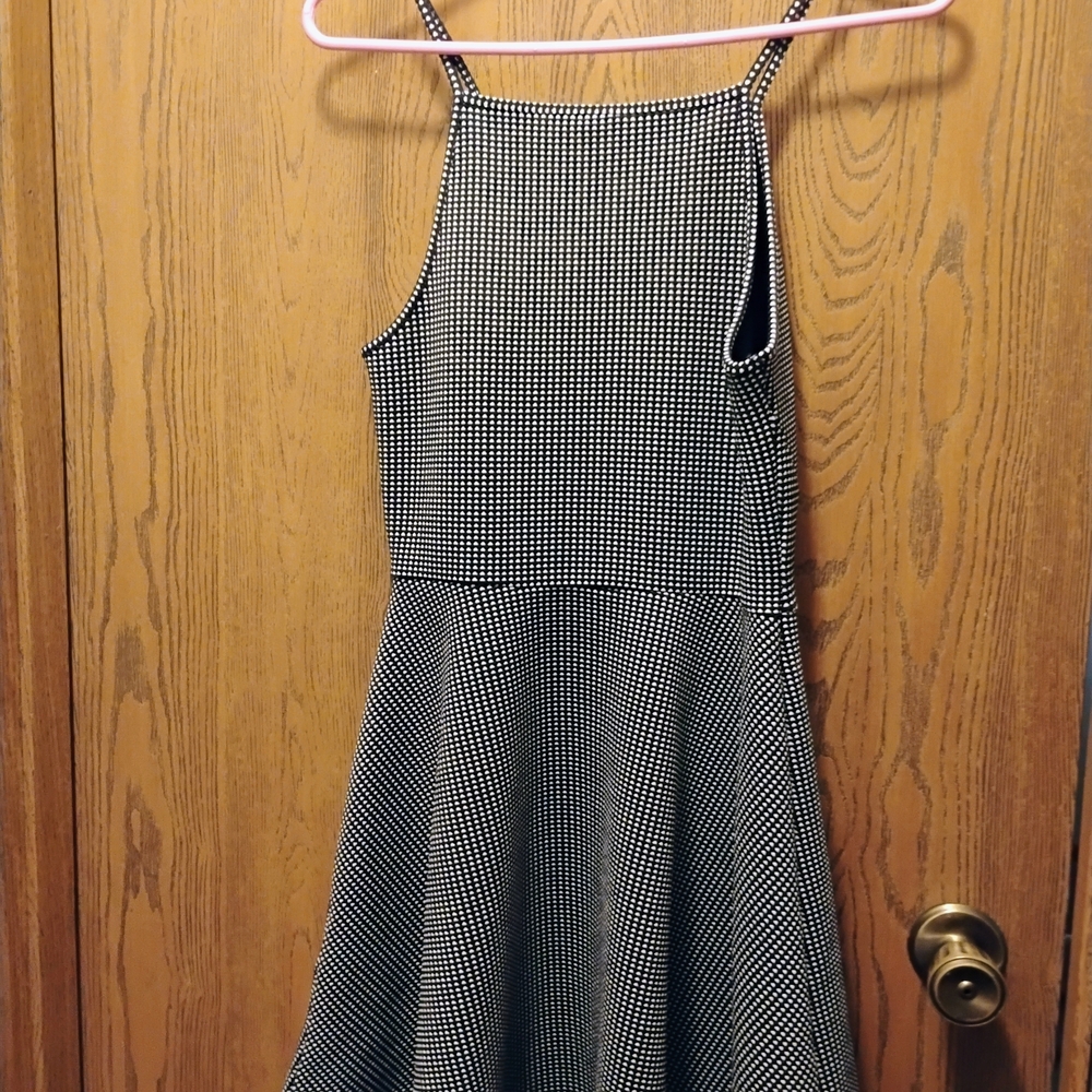 Xhilaration Black and White Mini Dress